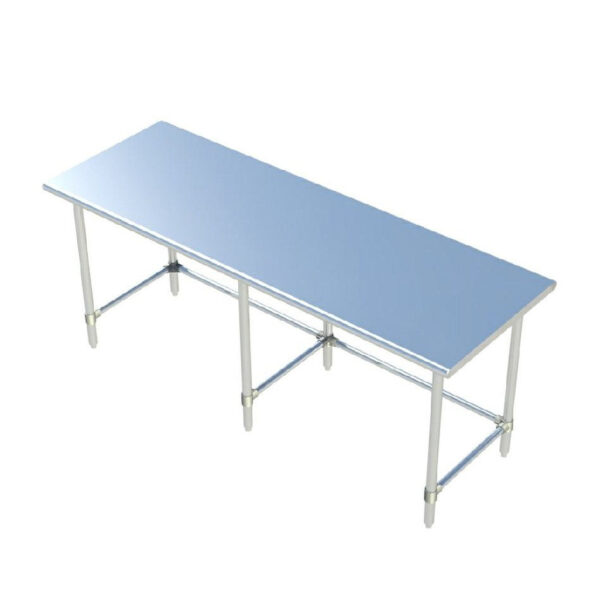 Galvanized Open Base Work Tables
