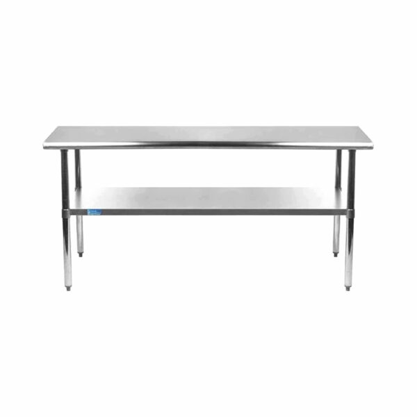 Galvanized Work Table 14x60