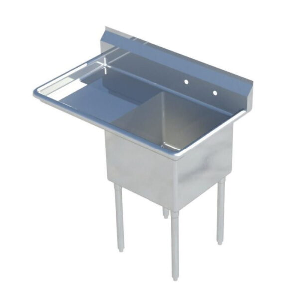 One Compartment Sink Left Drainboard