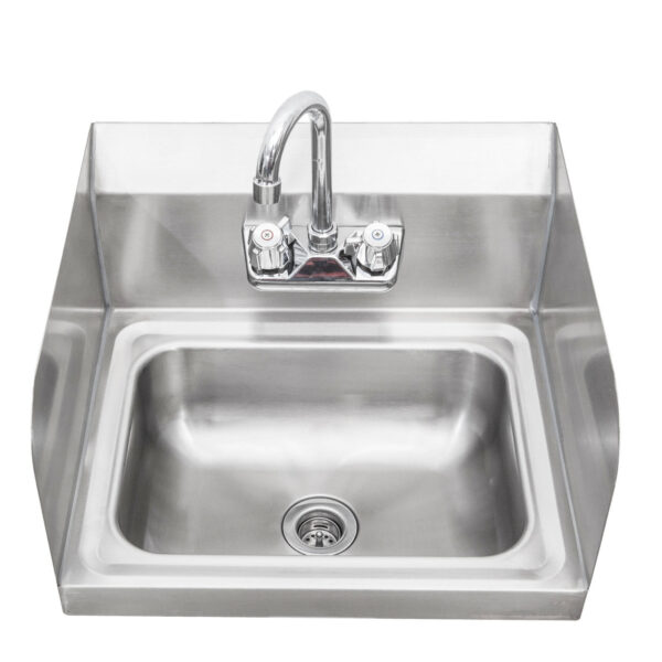 Wall Mounted Hand Sink With Splash Guards